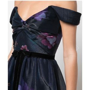 Marchesa Off the shoulder organza gown!